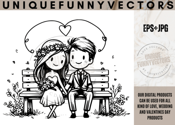 Charming Vectors for Your Love-Themed Design Projects