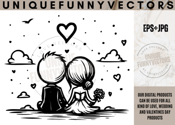 Charming Wedding Couple SVG & Stick Vectors: 350 Ways to Celebrate Love