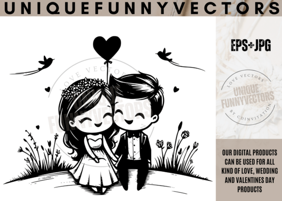 Love in Every Line: How Romantic Wedding Art for Couples 314 Captures the Heart