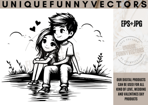 Wedding Couple SVG: Stick Vectors 353 for Charming Designs