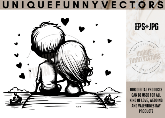 Wedding Couple SVG & Stick Vectors 358: Creative Applications